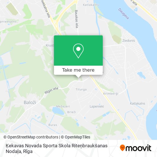 Ķekavas Novada Sporta Skola Riteņbraukšanas Nodaļa map