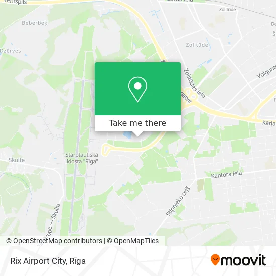 Rix Airport City map