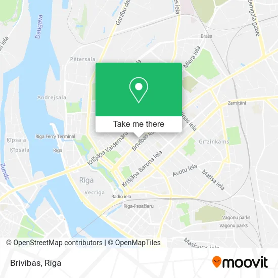 Карта Brivibas