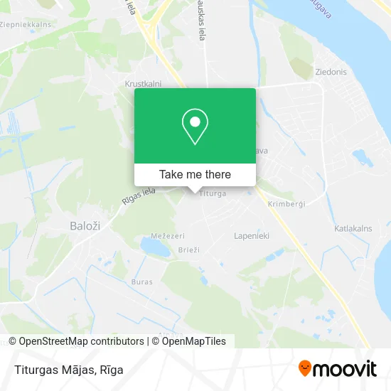 Карта Titurgas Mājas