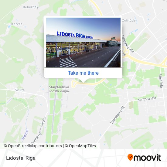 Lidosta map