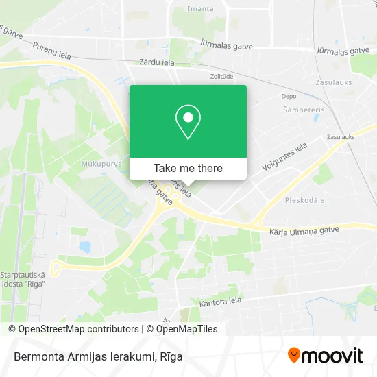 Bermonta Armijas Ierakumi map