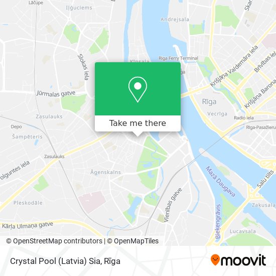Карта Crystal Pool (Latvia) Sia