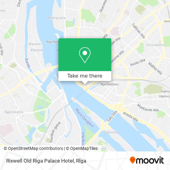 Rixwell Old Riga Palace Hotel map