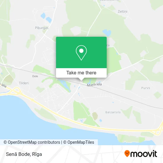 Карта Senā Bode