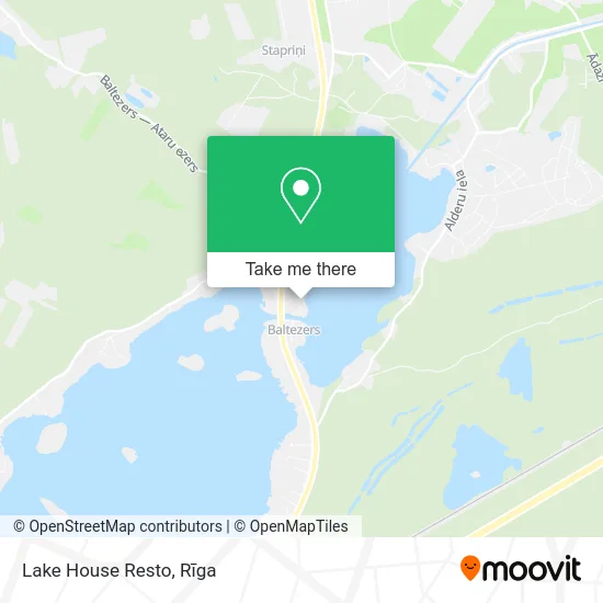 Lake House Resto map