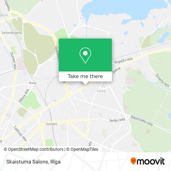 Skaistuma Salons map