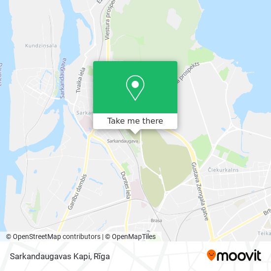 Sarkandaugavas Kapi map