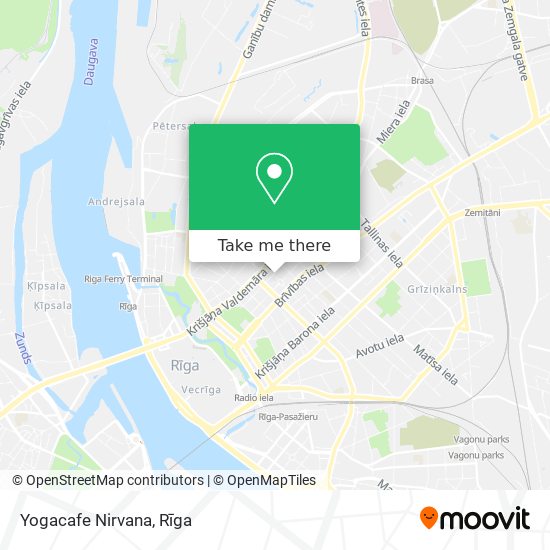 Карта Yogacafe Nirvana