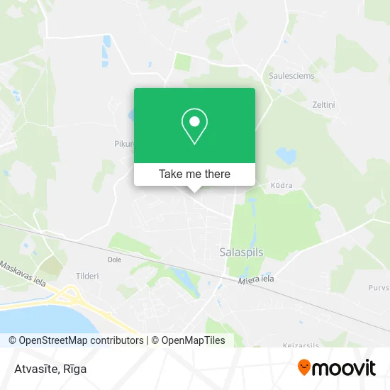 Карта Atvasīte