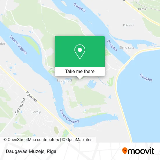 Карта Daugavas Muzejs