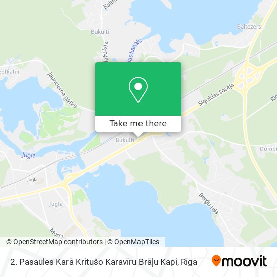 2. Pasaules Karā Kritušo Karavīru Brāļu Kapi map