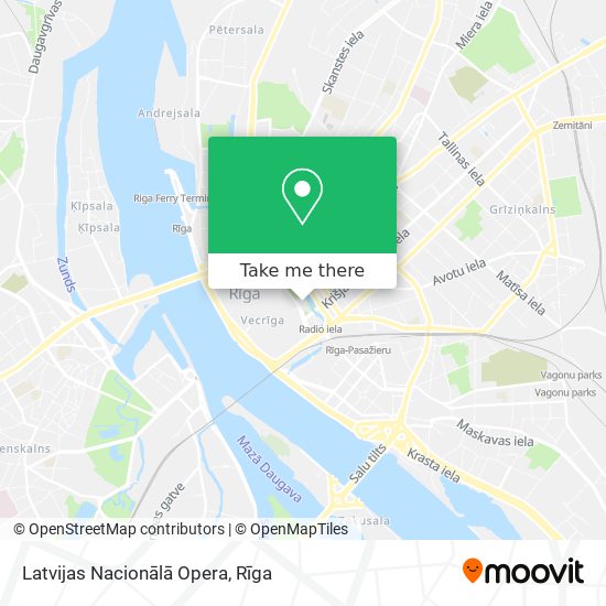 Latvijas Nacionālā Opera map