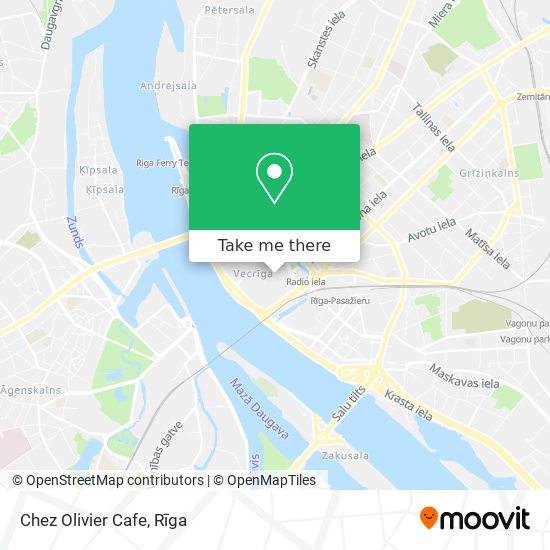 Chez Olivier Cafe map