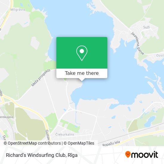 Richard's Windsurfing Club map