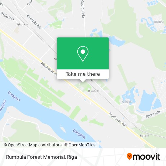 Карта Rumbula Forest Memorial