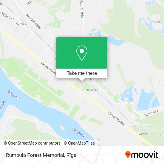Карта Rumbula Forest Memorial