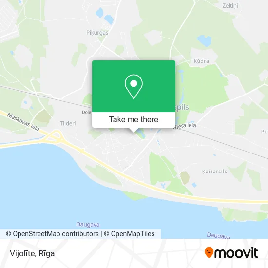 Карта Vijolīte