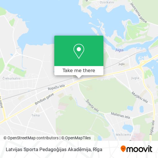 Latvijas Sporta Pedagoģijas Akadēmija map