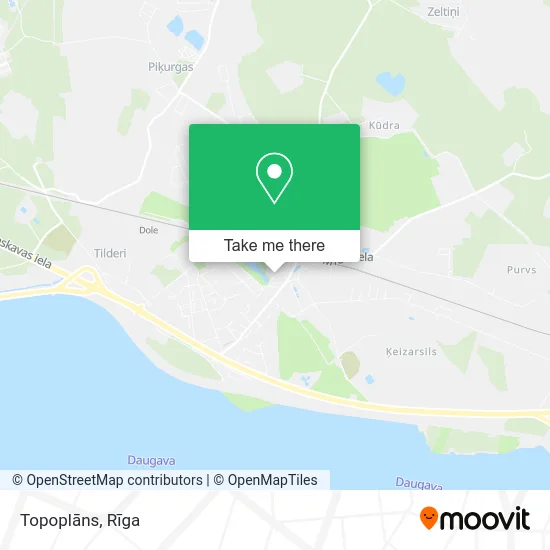 Карта Topoplāns