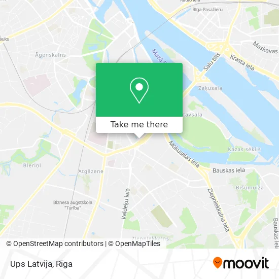 Карта Ups Latvija