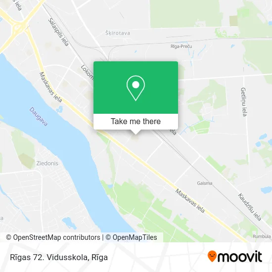 Rīgas 72. Vidusskola map