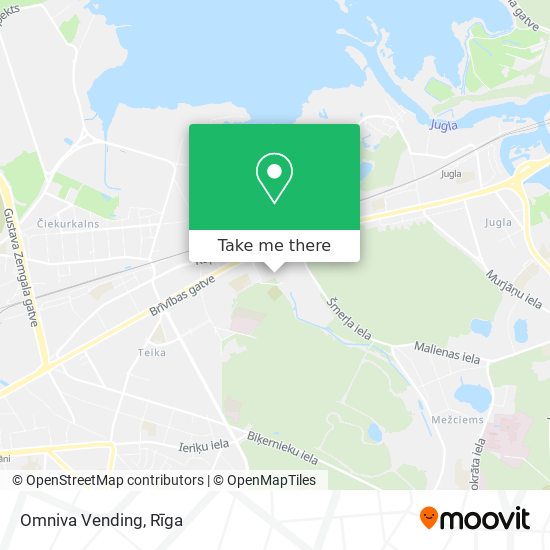 Omniva Vending map