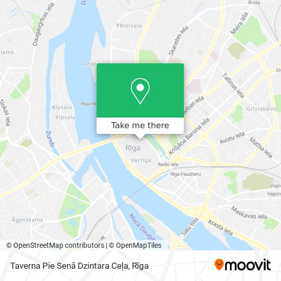 Taverna Pie Senā Dzintara Ceļa map