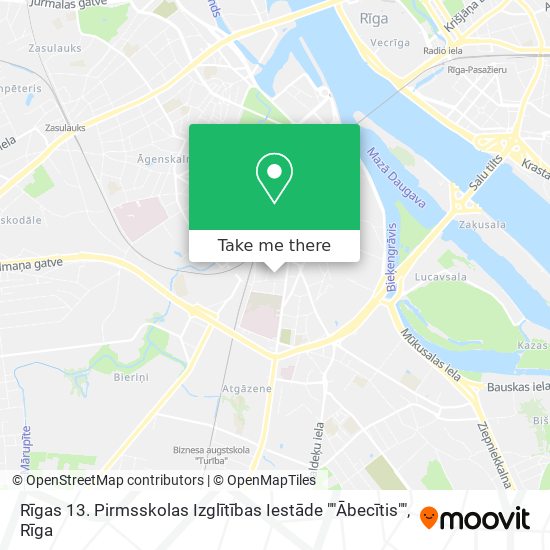 Rīgas 13. Pirmsskolas Izglītības Iestāde ""Ābecītis"" map