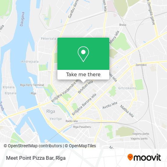 Карта Meet Point Pizza Bar