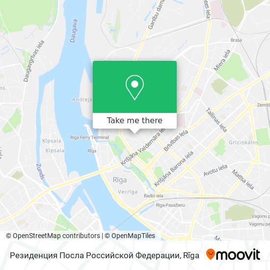 Резиденция Посла Российской Федерации map