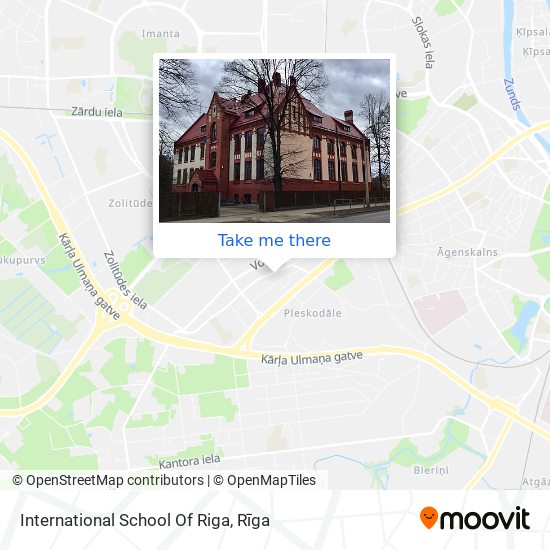 International School Of Riga map