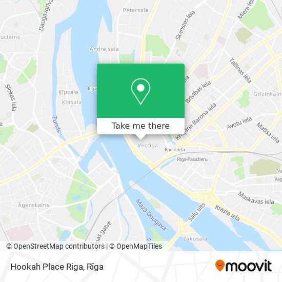 Hookah Place Riga map
