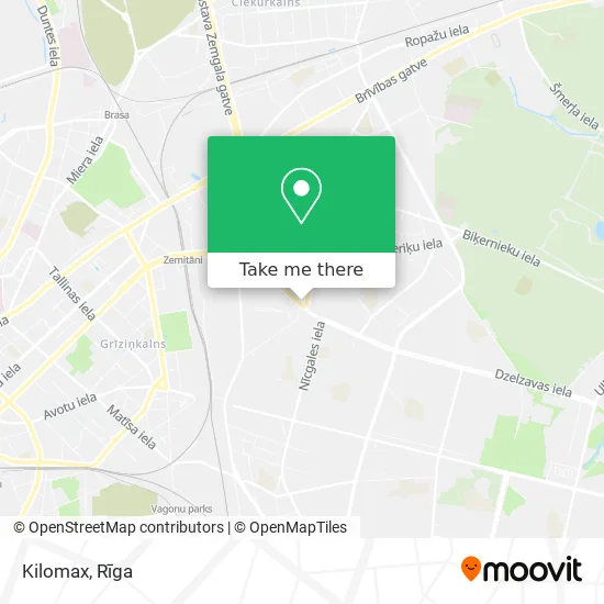 Карта Kilomax