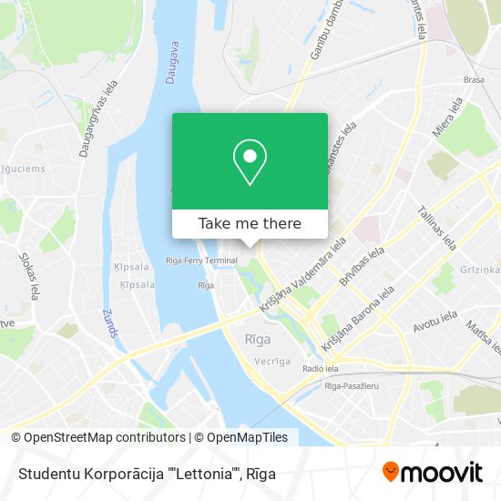 Studentu Korporācija ""Lettonia"" map
