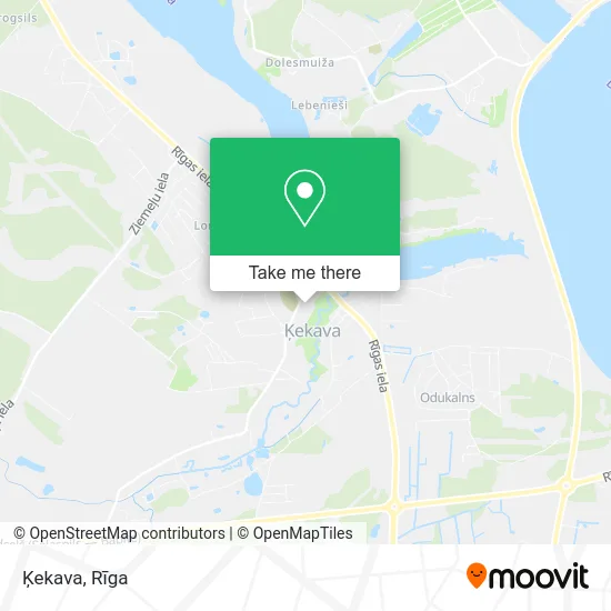 Карта Ķekava