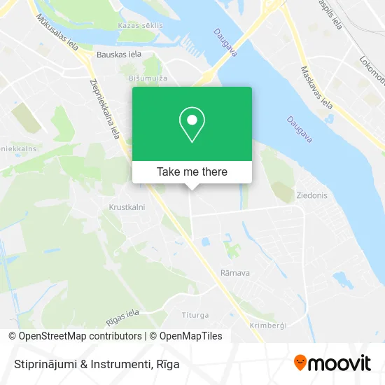 Карта Stiprinājumi & Instrumenti