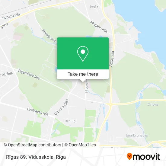 Rīgas 89. Vidusskola map