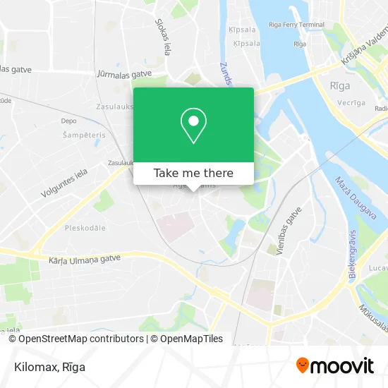 Карта Kilomax