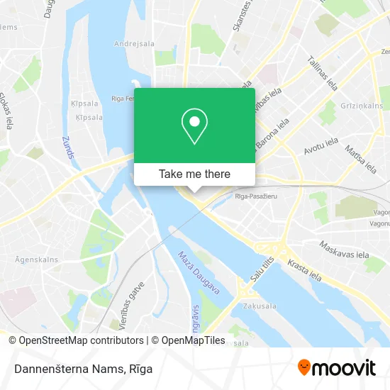 Карта Dannenšterna Nams