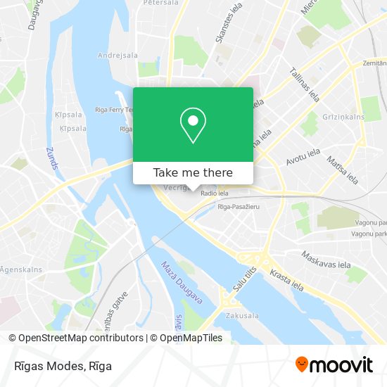Rīgas Modes map