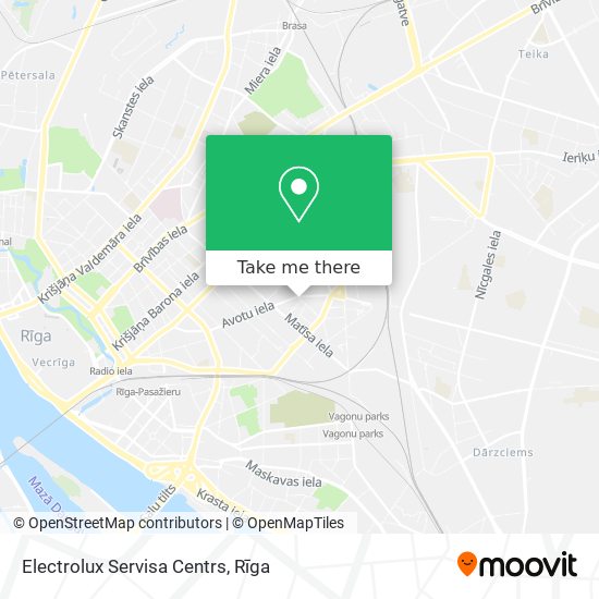 Electrolux Servisa Centrs map