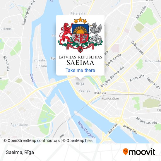 Saeima map