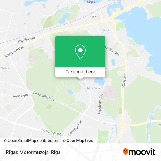 Карта Rīgas Motormuzejs