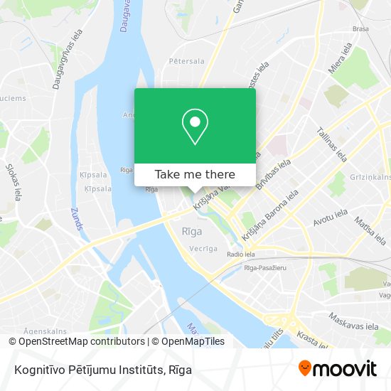 Kognitīvo Pētījumu Institūts map