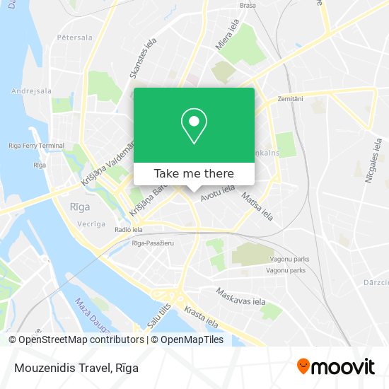 Карта Mouzenidis Travel
