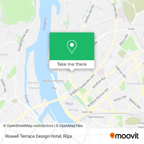 Rixwell Terrace Design Hotel map