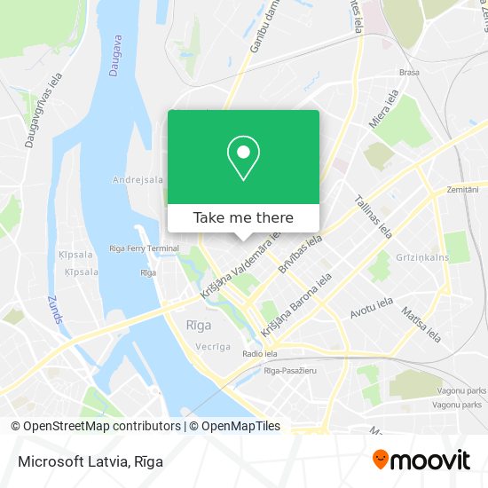 Microsoft Latvia map