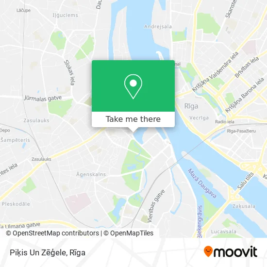 Карта Piķis Un Zēģele