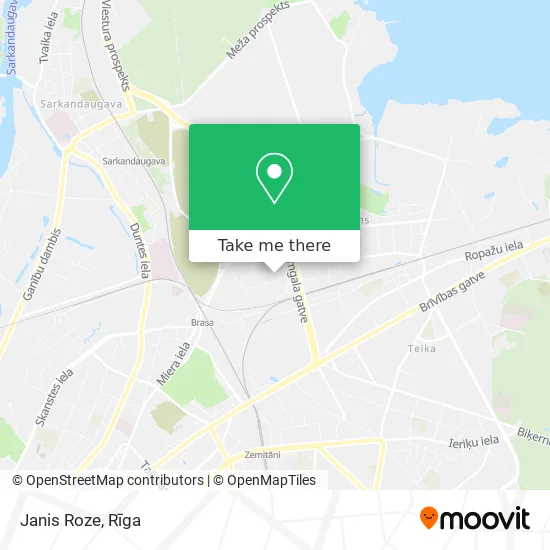 Карта Janis Roze